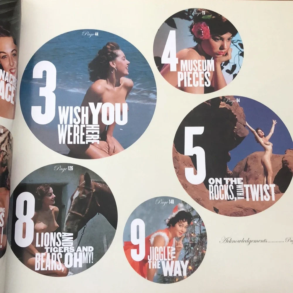 HOLLYWOOD NUDES IN 3-D BOOK, HARDBACK